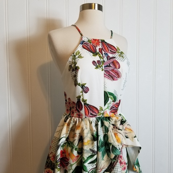 Ava. Dresses & Skirts - Ava Fit and Flair Layered Floral Dress